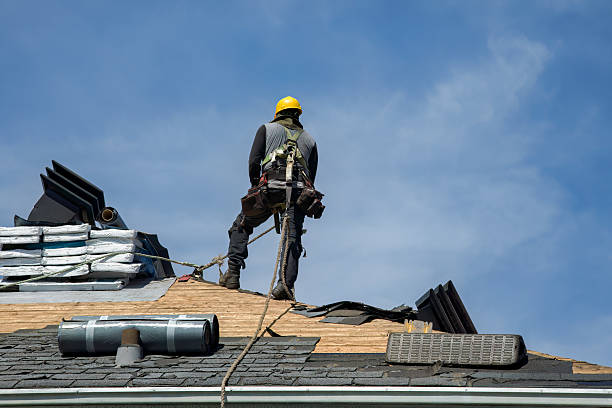Professional Roof Replacement technician working in Jackson Center, OH
